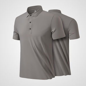 Polo de secado rápido de alta calidad para hombre, logotipo personalizado, diseño de estampado de verano, patrón sólido, tejido de punto - Product Image 1