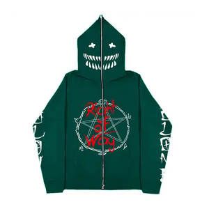 Sudadera con capucha de alta calidad, diseño único, cremallera completa, de secado rápido, forro polar para invierno, personalizable, tallas grandes, suministro al por mayor, ODM - Product Image 4