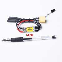 Apisqueen ESC de 7.4V a 22.2V 45A para Control Bidireccional de Motor 1:1 para Vehículos RC, Propulsor Subacuático, Drones Personalizados, Autos de Carreras