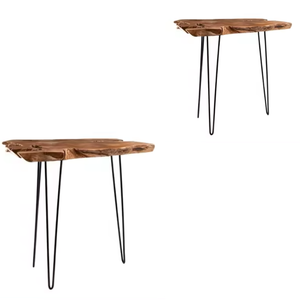 Patas de metal de madera maciza Mesa de comedor Diseños de alta calidad a buen precio Nuevos diseños Muebles de comedor - Product Image 4