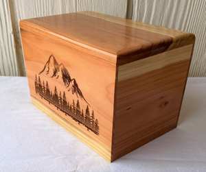 โกศไม้สำหรับบรรจุอัฐิผู้ใหญ่ โกศไม้สนเรดวูดสำหรับบรรจุอัฐิมนุษย์ โกศไม้บีชสำหรับงานศพ - Product Image 5