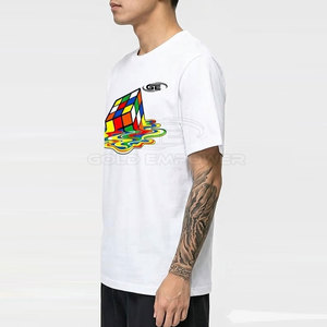 Premium 100% Cotton Soft Fabric Custom Logo Stylish Comfortable DTF <b>T</b>-<b>Shirts</b> Smooth Finish Durable <b>Stitching</b> Quick Dry - Product Image 3