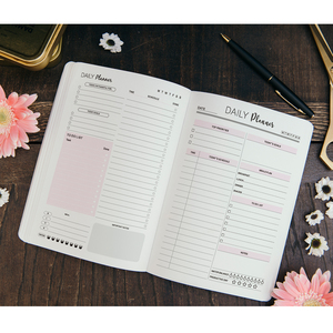 Libreta Planificadora de Regalo con Tapa Dura de Tela Tartán A5 A6, Personalizable con Logotipo, Sin Fecha, Diaria, Semanal, Mensual, Anual, Suministros para <span class=keywords><strong>365</strong></span> Días, MOQ Bajo - Product Image 5