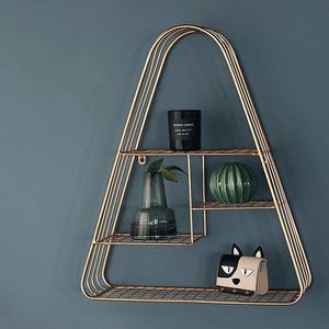 Beautifully handcrafted metal wall <b>rack</b> for decorative organization of towels books or <b>key</b> holders with charm - Product Image 5