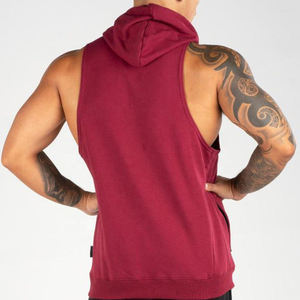 SL <b>Sleeveless</b> Hoodies Ideal for Gym and Running Workout Fitness Wear with Premium Quality Stylish Fit for <b>Men</b> and Women - Product Image 2