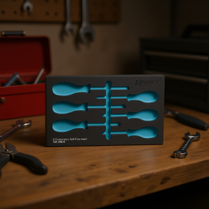 Inserto de Espuma Suave de 2 Componentes Hazet para Estuches de Herramientas 163-266/6 - Product Image 3