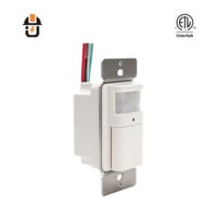   Détecteur de mouvement infrarouge mural PIR 120V 60Hz avec modes automatique et manuel pour l'éclairage intérieur américain