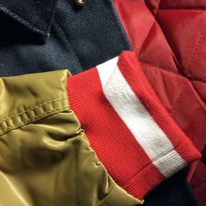 Veste universitaire en denim satiné 100% coton avec broderie personnalisée sur le devant, séchage rapide, respirante, hiver, grande taille pour hommes - Product Image 5