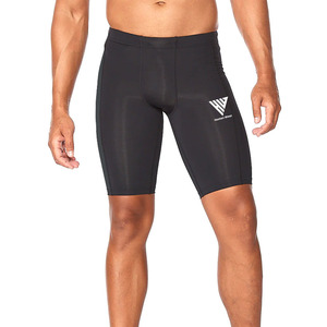 Shorts de compression ajustés avec logo personnalisé, de haute qualité, pour la salle de sport, la remise en forme, l'entraînement, vêtements de sport ajustés, shorts ajustés à faible MOQ - Product Image 1