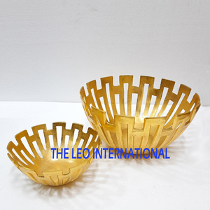 Bol en aluminium de style arabe, forme ronde, brillant et poli, pour servir des fruits et des en-cas, qualité incroyable et authentique - Product Image 3