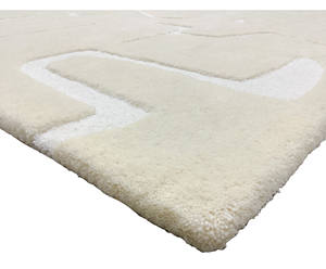 Alfombra de lujo con mechones a mano para sala de estar I 2025, la alfombra suave y acogedora de lana más vendida para dormitorio, alfombra antideslizante con características - Product Image 1