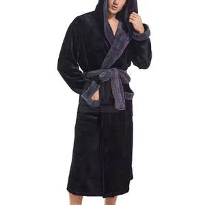 Batas de Baño para Hombre, Cómodas y Suaves de Algodón, para Spa, Baño, Hogar y Relajación - Product Image 2