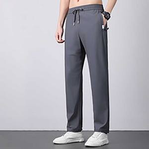 Conception de logo personnalisé OEM nouveaux hommes droit fibre de polyester léger décontracté séchage rapide extensible coupe régulière sport de grande taille - Product Image 3