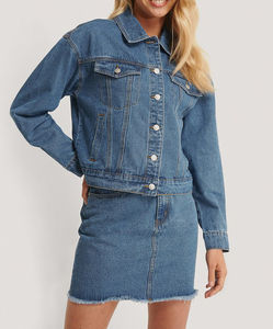 Nouvelle Arrivée Veste en Jean Classique Décontractée Personnalisée Effet Délavé Matelassée Respirante Homme Femme Durable Rembourrée Coton Confortable - Product Image 1