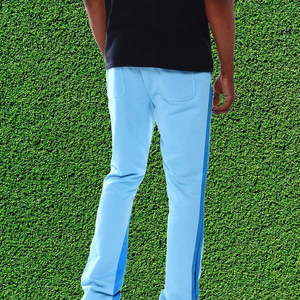 Nouveau pantalon évasé décontracté pour hommes personnalisé vente à chaud de pantalons décontractés pour hommes délavés soleil délavé pantalon de survêtement évasé pour hommes - Product Image 6