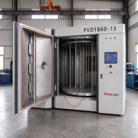 Machine de revêtement PVD AsiaLink avec pompe à moteur pour moules de pièces automobiles, équipement de placage sous vide industriel doté d'un contrôle PLC
