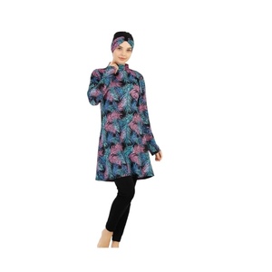 Comfortable Eco-Friendly Quick Dry Long Sleeve Modest Swimwear for Muslim Women <b>Full</b> Coverage Sporty Islamic Style <b>Hijab</b> Burka - Product Image 2