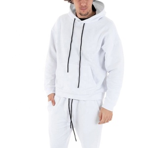 Nouveau survêtement personnalisé ensemble de jogging haute qualité Logo hommes pantalons de survêtement et sweat à capuche ensemble 100% coton survêtement pour hommes - Product Image 5