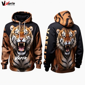 Sudadera con capucha para hombre con forro de punto y estampado completo personalizado, jersey con estampado digital, sudaderas con capucha impresas en 3D - Product Image 4