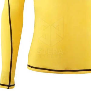 Haute qualité hommes 100% coton Rash Guard Gym Fitness Wear avec protection solaire pour adultes - Product Image 5