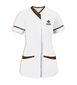 OEM Venta al por mayor de alta calidad logotipo personalizado Color personalizado médicos enfermera hospitales médicos Scrub Set Venta caliente Fig Scrub Top Stretch - Product Image 5