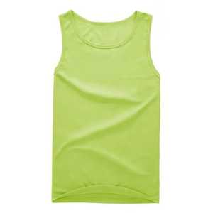 Débardeur de gymnastique unisexe pour hommes débardeur tricoté à séchage rapide respirant avec col ras du cou style hip hop décontracté pour musculation grande taille - Product Image 3