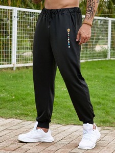 Pantalones deportivos de lana de algodón de primera calidad para hombre, ropa de calle de pierna recta, pantalones de chándal informales de alta calidad - Product Image 2