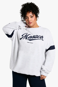 Sudadera de mujer de gran tamaño de la mejor calidad, Material de algodón 100%, ropa informal de otoño/invierno, jersey con estampado de logotipo personalizado en la parte delantera - Product Image 4