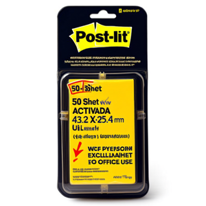 Bandelettes adhésives jaunes Post-it, 50 feuilles, 43,2 x 25,4 mm, symbole d'index avec point d'interrogation pour usage bureautique - Product Image 2