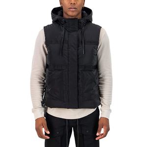 Chaqueta de Hombre de Alta Calidad, Estilo Urbano, Diseño Liso y Moderno, Corte Ajustado, Sin Mangas, Venta de Fábrica - Product Image 3