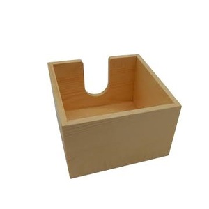 Servilletero de madera de mango hecho a mano y caja de pañuelos utilizada para fines decorativos de mesa - Product Image 1