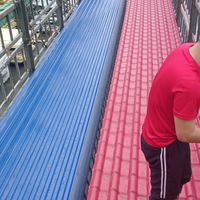 Feuilles de toiture ASA en PVC de résistance aux chocs de haute qualité directe d'usine Tuiles légères résistantes aux UV Usine du Vietnam