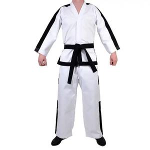 Uniforme de Taekwondo para Adultos, Color Blanco Sólido, con Impresión de Logotipo Propio, Precio al por Mayor - Product Image 1
