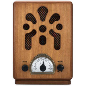 Classic <b>Vintage</b> Retro Style AM/FM <b>Radio</b> with Bluetooth - Handmade Real Wood Exterior - Built-in Speaker Model VR43 - Product Image 2