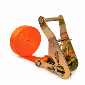 Sangle à cliquet en polyester haute ténacité certifiée CE PROVINA, longueur personnalisée (25 mm-100 mm) pour la fixation de cargaisons de camions, usage intensif - Product Image 4