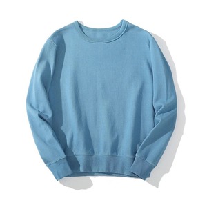 เสื้อสเวตเตอร์คอกลมแขนยาวสำหรับผู้ชาย, เสื้อกันหนาวผ้าฝ้าย100% คอกลมแขนยาวเสื้อมีฮู้ดแฟชั่นแนวสตรีทโอเวอร์ไซส์ - Product Image 6