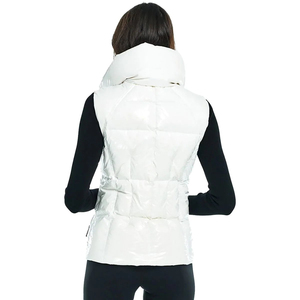OEM Services Women's Vest Bubble Gilet Winter Waterproof Plus Size Custom Logo Eco-Friendly Detachable Collar Bubble Jackets - Product Image 5