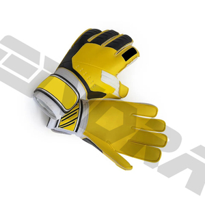 Gants de gardien de but en latex personnalisables de qualité supérieure ONDRA INDUSTRIES, fermeture à boucle, protection des doigts pour les jeunes et les adultes - Product Image 2