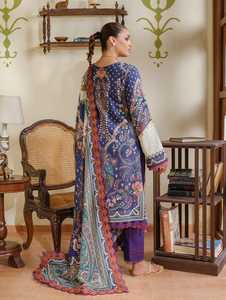 Costumes en lin brodé pour femmes Robe d'hiver pour femmes de haute qualité Style ethnique Inde Pakistan Vêtements Shalwar Kameez - Product Image 2