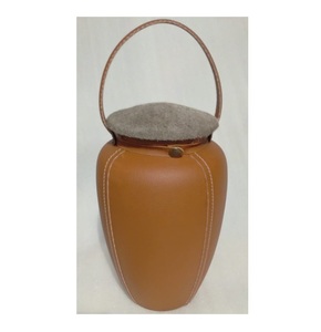 Urna Funeraria Moderna de Aluminio y Cuero Genuino para Cenizas Humanas, Artículos Conmemorativos para Adultos - Product Image 5