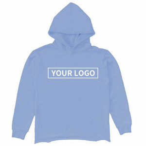 High Quality Custom Puff Printed Logo Pullover Regular Fit Hoodies 100% Polyester French Terry Solid Color Casual Winter - Product Image 4