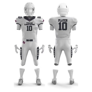 Producto más demandado, uniformes de fútbol americano de sarga transpirable/Uniforme de fútbol americano más vendido al por mayor - Product Image 2