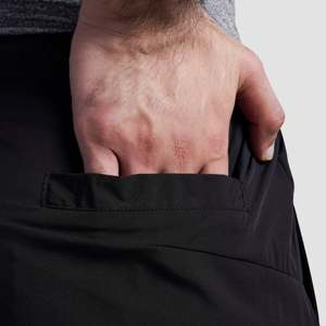 กางเกงขายาวทรงหลวมสีดำเอวสูงน้ำหนักเบา ไซส์พลัส XL 4XL ผ้าทอผสมสแปนเด็กซ์ ตกแต่งซิป ลายพิมพ์  โลโก้ปรับแต่งได้ - Product Image 6