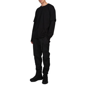 T-shirt décontracté pour homme à manches longues double couche 100% coton durable, séchage rapide, respirant, lavé, pour homme - Product Image 6