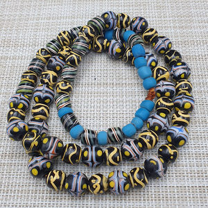 Cuentas de cristal de Murano de comercio mixto de estilo veneciano vintage diseños de colores surtidos hechos a mano al por mayor - Product Image 1