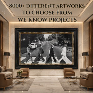 Black and <b>White</b> City Street Paintings and Wall Arts Modern Decorative Custom Framed for Living Room Hotel Project Interior Decor - Product Image 2