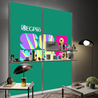 Boîte à lumière modulaire LED rétroéclairée avec graphique SEG, promotionnelle, pour salon professionnel, exposition, stand moderne pour expositions et événements