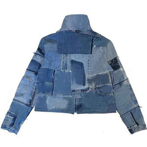 Autumn Fashion Women's Custom Color <b>Denim</b> Jacket Trendy Down Collar <b>Coat</b> Embroidery Ladies Casual Outwear Jean Jackets - Product Image 3