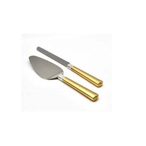 Rose Gold Plated Cake Server Set Premium Quality Cake Knife and <b>Shovel</b> Set Designer Embossed <b>Handle</b> at Wholesale Price - Product Image 6