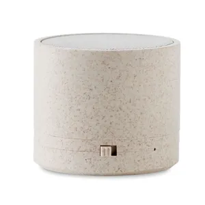 Haut-parleur Bluetooth rond personnalisé avec basses profondes, gadgets promotionnels pour fêtes - Product Image 5